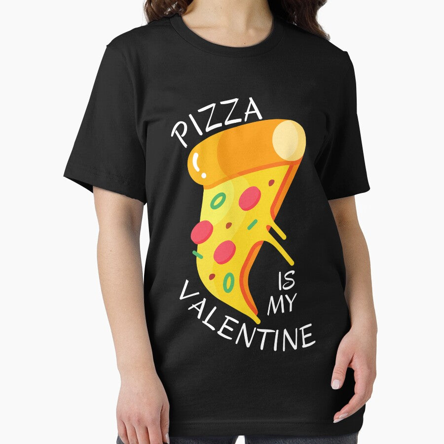 PIZZA IS MY VALENTINE YELLOW SLICE PIZZA by ARUN VASWANI