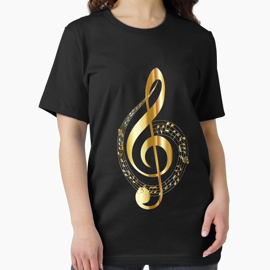 Music Note Goldtone Treble Clef Musical Symbol by ryanbrian