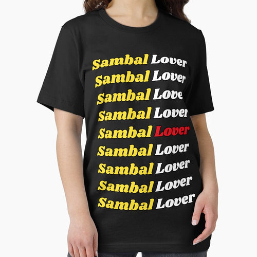 'Sambal Lover' Indonesian Traditional Food - Delicious Text Based Design by Ridiculam Toga