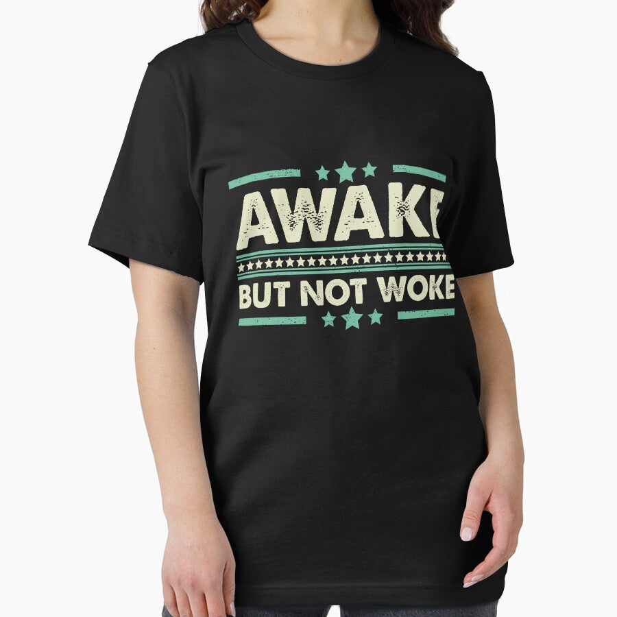 Awake But Not Woke - Vintage Quote by Caorsampor