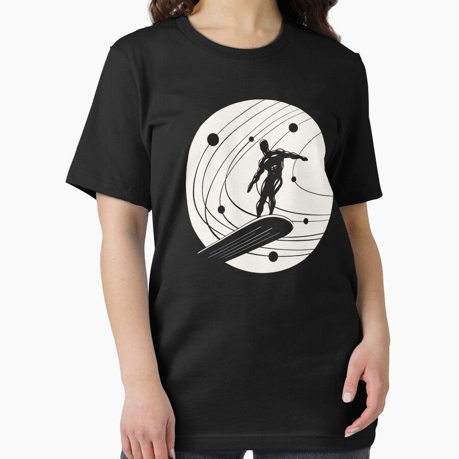 Silver Surfer minimalist white by LapinMagnetik