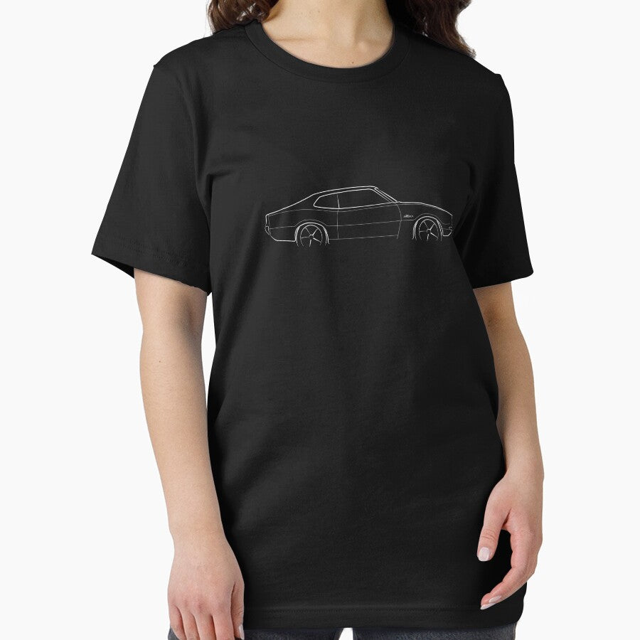 1979 Ford Maverick - profile stencil, white by mal-photography