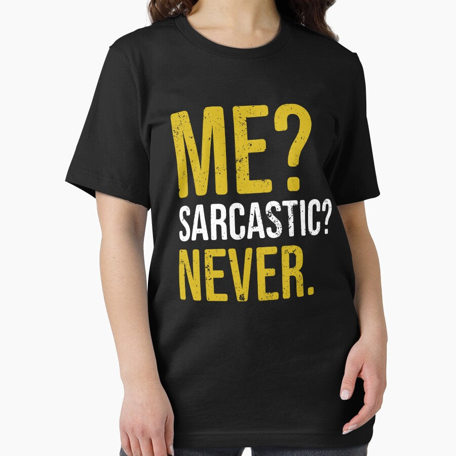Me Sarcastic Never - Funny Dark Humour Jokes by berlicaferinz
