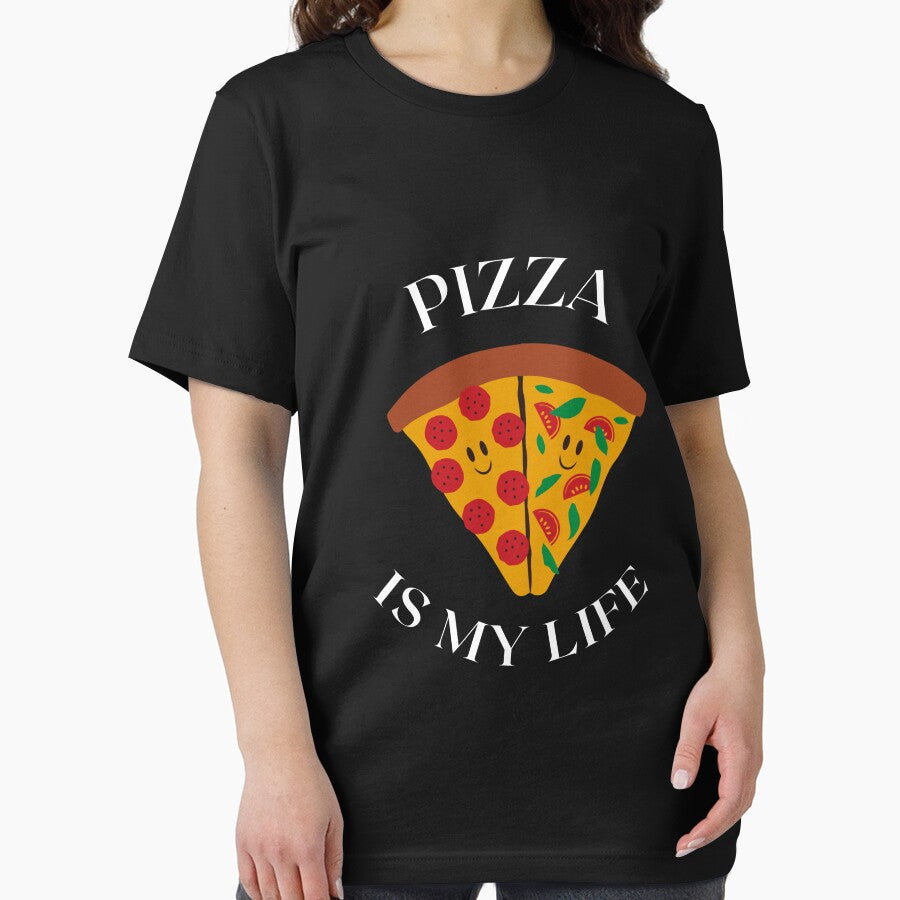 Pizza is My Life White Text Version- Pizza Lovers by EvaWolf