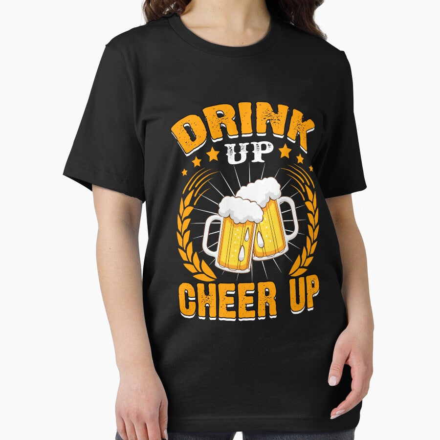 Drink Up Cheer Up Beer Lover Party Fun by SanTiOmal