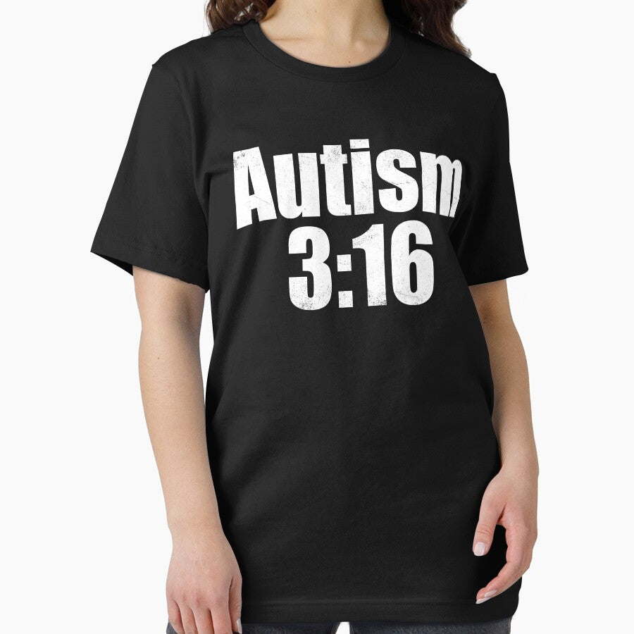 AUTISM 3:16 | funny neurodivergent parody design by ToruandMidori