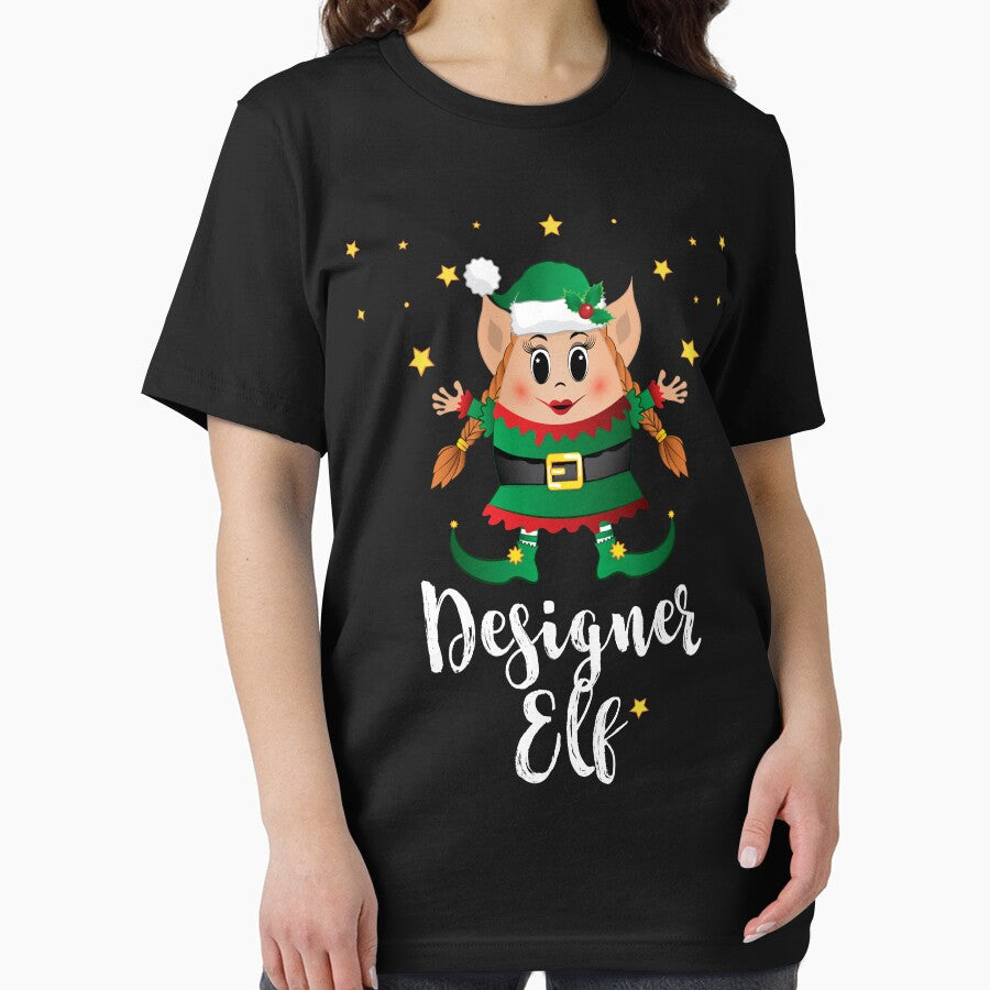 Designer Elf Squad Women Christmas Matching Family Group by ZNOVANNA