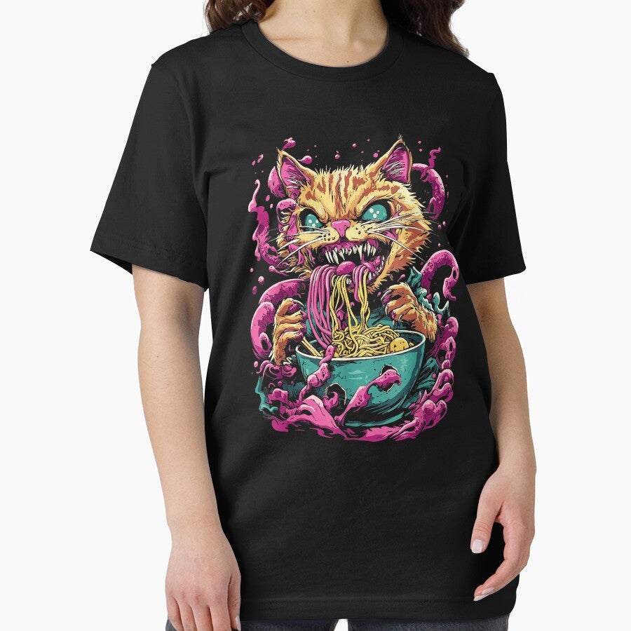 Cat Ramen Lover Feline Foodie by AmaXONIC