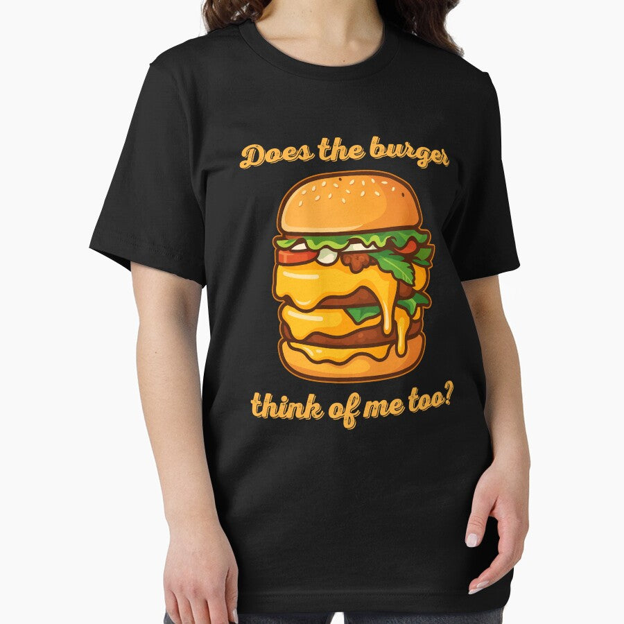 Does the burger think of me too? by TeeCodes
