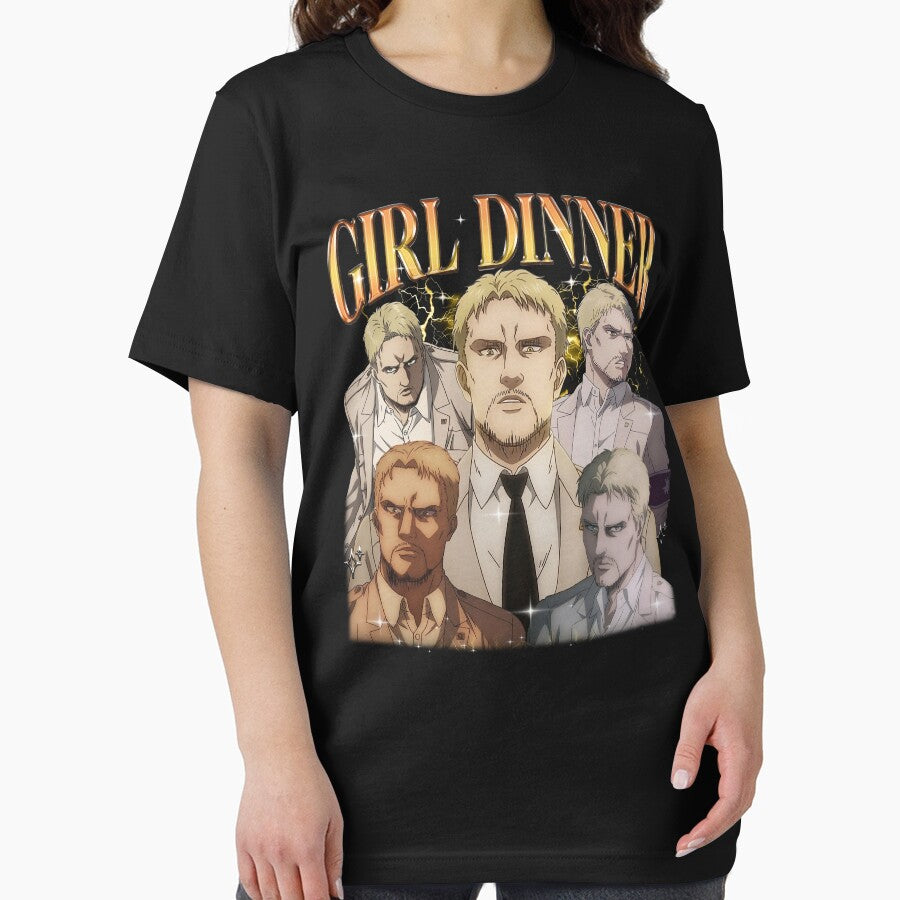 Girl Dinner Reiner Braun Funny Anime Meme by jinajinawoodood