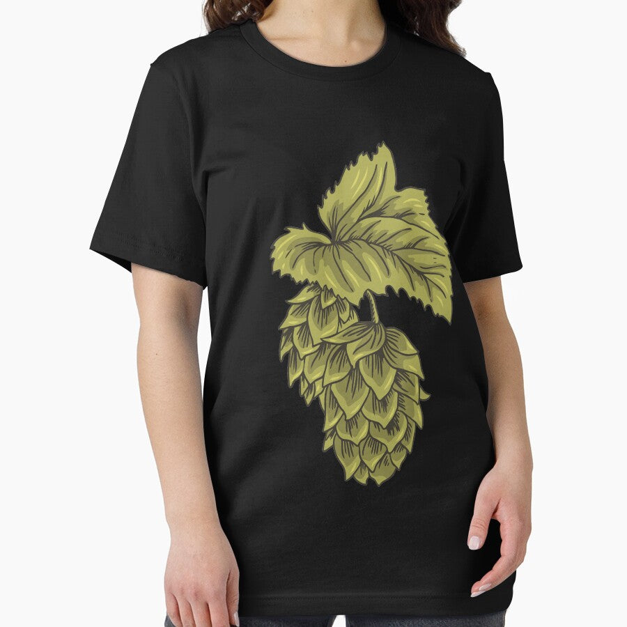 Beer Hops T-Shirt Gift For Beer Drinkers by Manisma Road