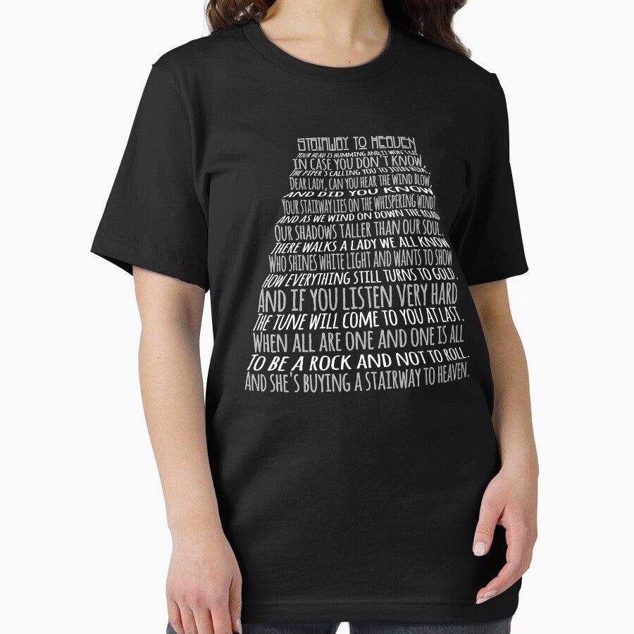 Stairway Typography by Fanverse Merchandise