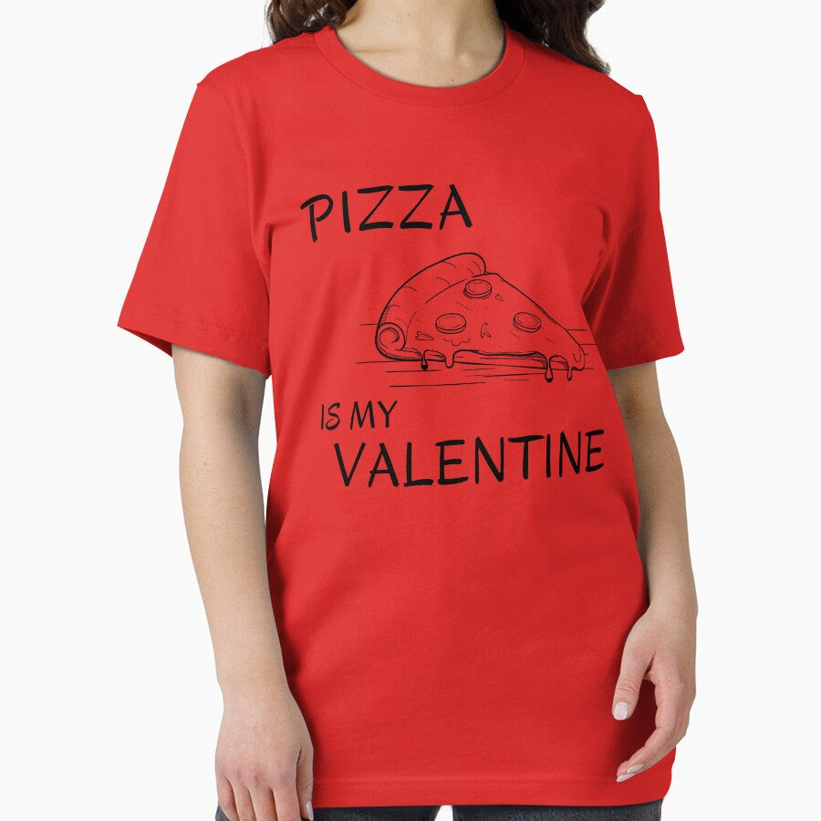 PIZZA IS MY VALENTINE HANDDRAWN PIZZA SLICE by ARUN VASWANI