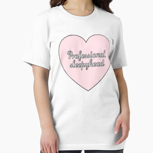 "Professional Sleepyhead" Cursive Heart Aesthetic by Angel baby