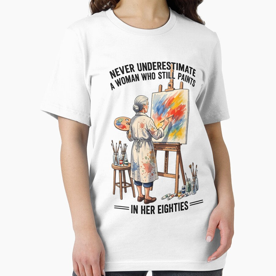 Never Underestimate A Woman Who Still Paints In Her Eighties - Creative Grandma by CutOutIdols