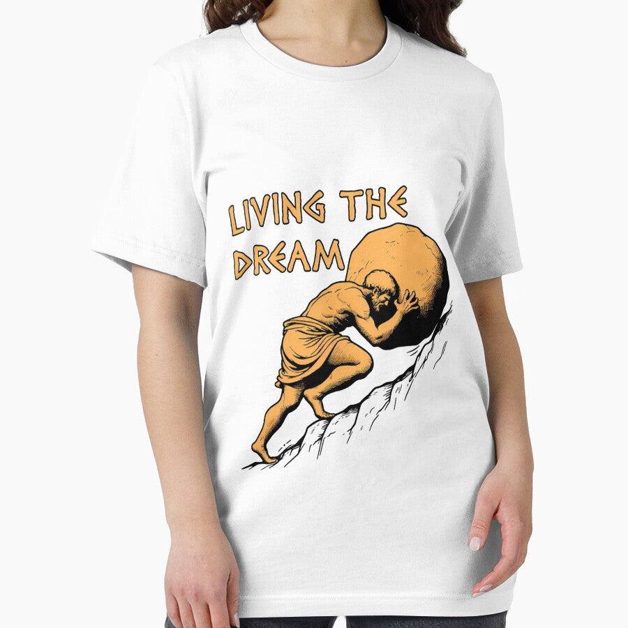 Living The Dream Sisyphus Greek Mythologys by Artware-Designs