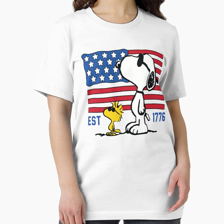 America 250th Anniversary Patriotic Snoopy Funny 4th Of July by RomeroDane