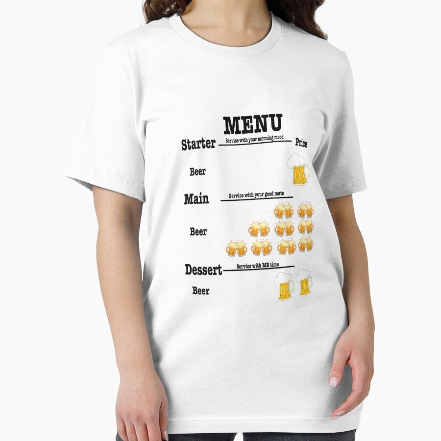 Beer Menu For Beer Lovers Beer Mug Beer Drinker by Dolalii