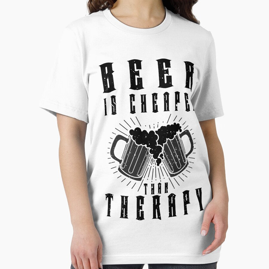 Beer is cheaper than therapy - Funny beer saying. by tillhunter
