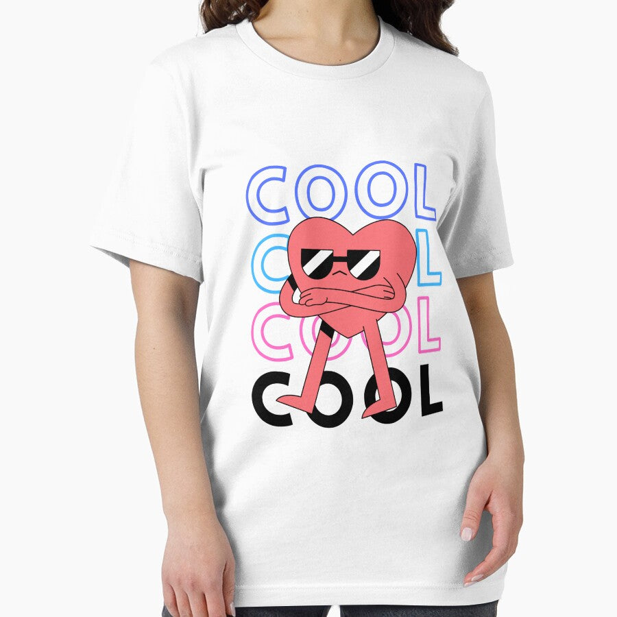 Heart is cool design for for cool people by ABC  Designer