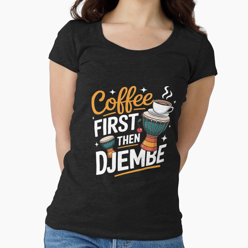 Coffee First Then Djembe Mandinka African Music Djembe by VerseFarm