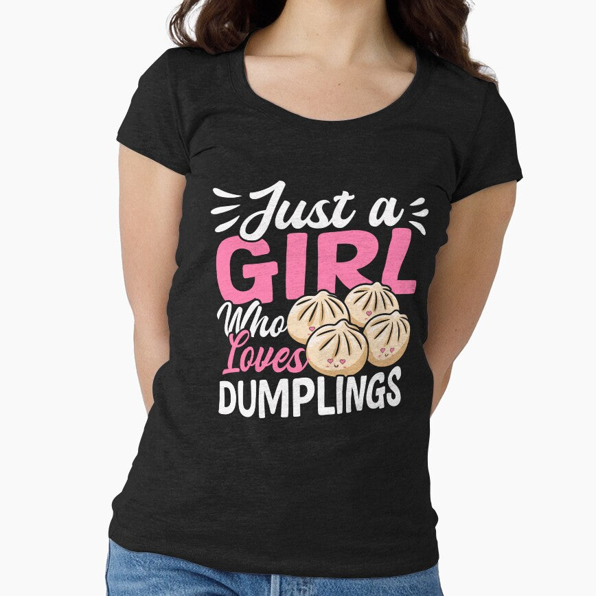 Just a Girl Who Loves Dumplings – Cute Kawaii Dumpling Lover Design by EmeraldeaArt