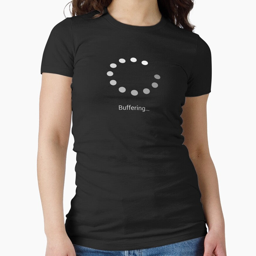 Buffering... - Funny Shirt by SayAhh