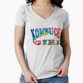 Kombucha Girl, Tie‑Dye wellness lifestyle Design for lovers of fermented drinks by shorethings
