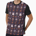Kawaii Halloween Pandas & Ghosts – Cute Spooky Season Pattern by Dreamy Panda Studio
