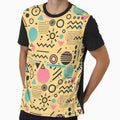 Retro 80s Dance Party Pattern: Bold and Minimalist Design 1980s 1990s by Teemaniac