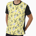 Eleanor Yellow & Green Floral by FEM-creative