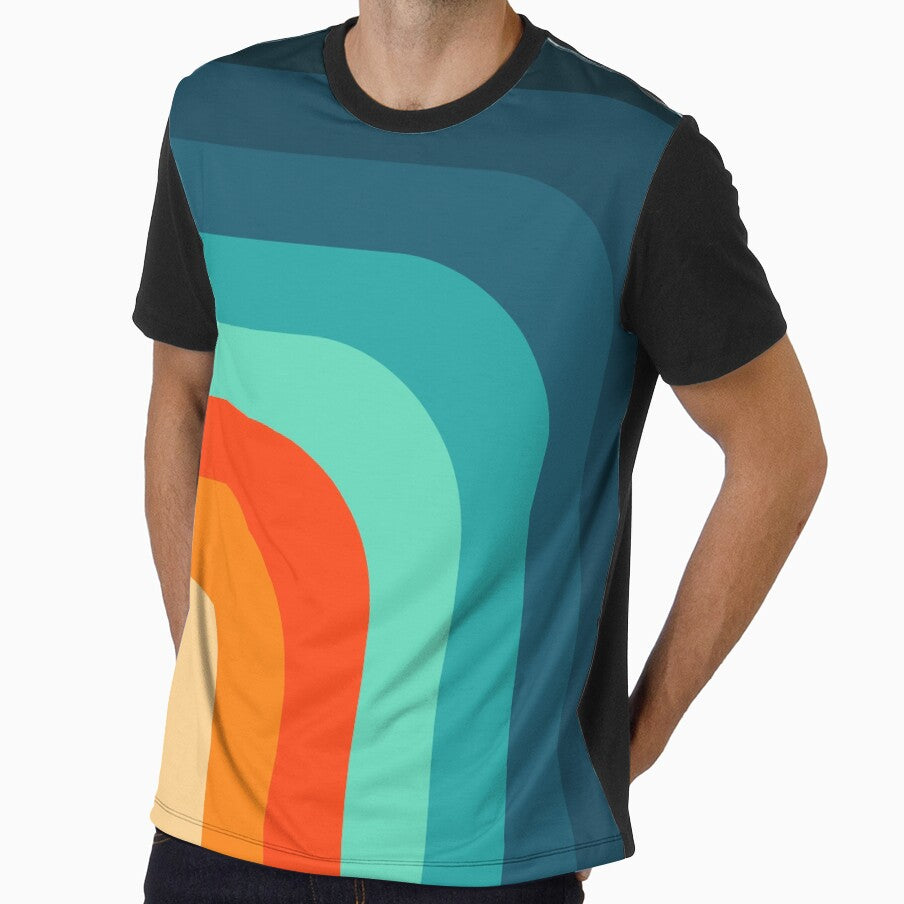 70s Retro Color Geometric Vintage Pattern by ind3finite