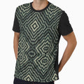 Geometric Futuristic Grunge Print by DFLC Prints