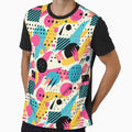 80s pop retro pattern by ddartonline