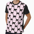 Black Cat ,Creepy Cute, Pastel Goth Design by TheNakednun