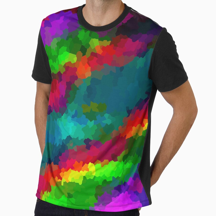 Bold Tie-Dye Stained Glass Pattern by hamsters