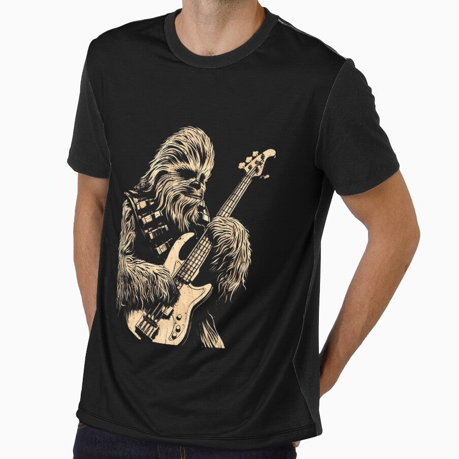 Chewie Playing Bass Guitar Funny Meme Chewie Cute Chewie by elihletoriong