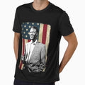 Vintage American Flag Nat King Cole Legend by naudzwijsen