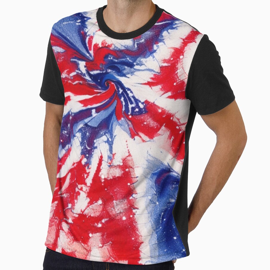 American Tie-dye by Digitalpicasso88 Clothing Co.