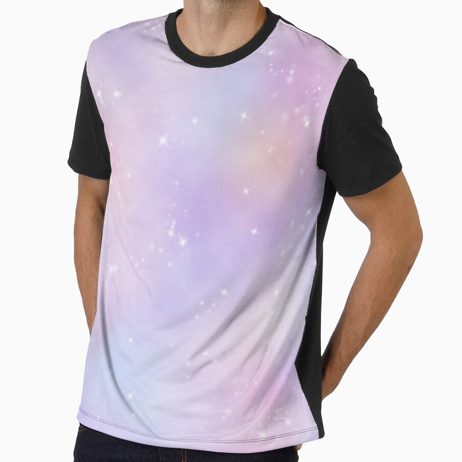 Aesthetic Colorful Pink and Violet Galaxy by ataraxiastore