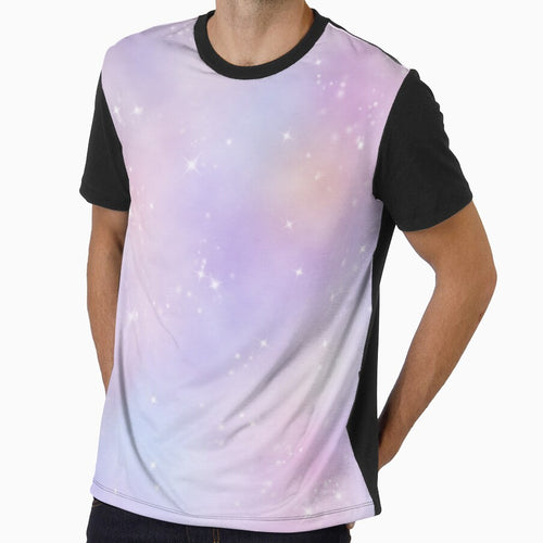 Aesthetic Colorful Pink and Violet Galaxy by ataraxiastore