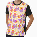 Hippie seventies butterfly colorful design by Maussa Ivimas