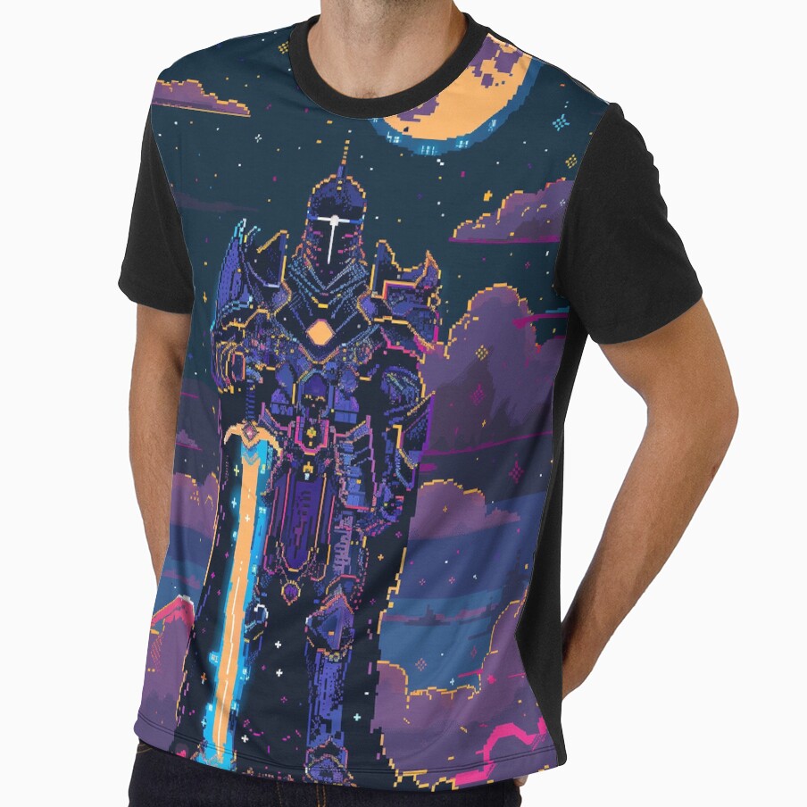Cosmic Knight Pixel Art by Kaos-Bit