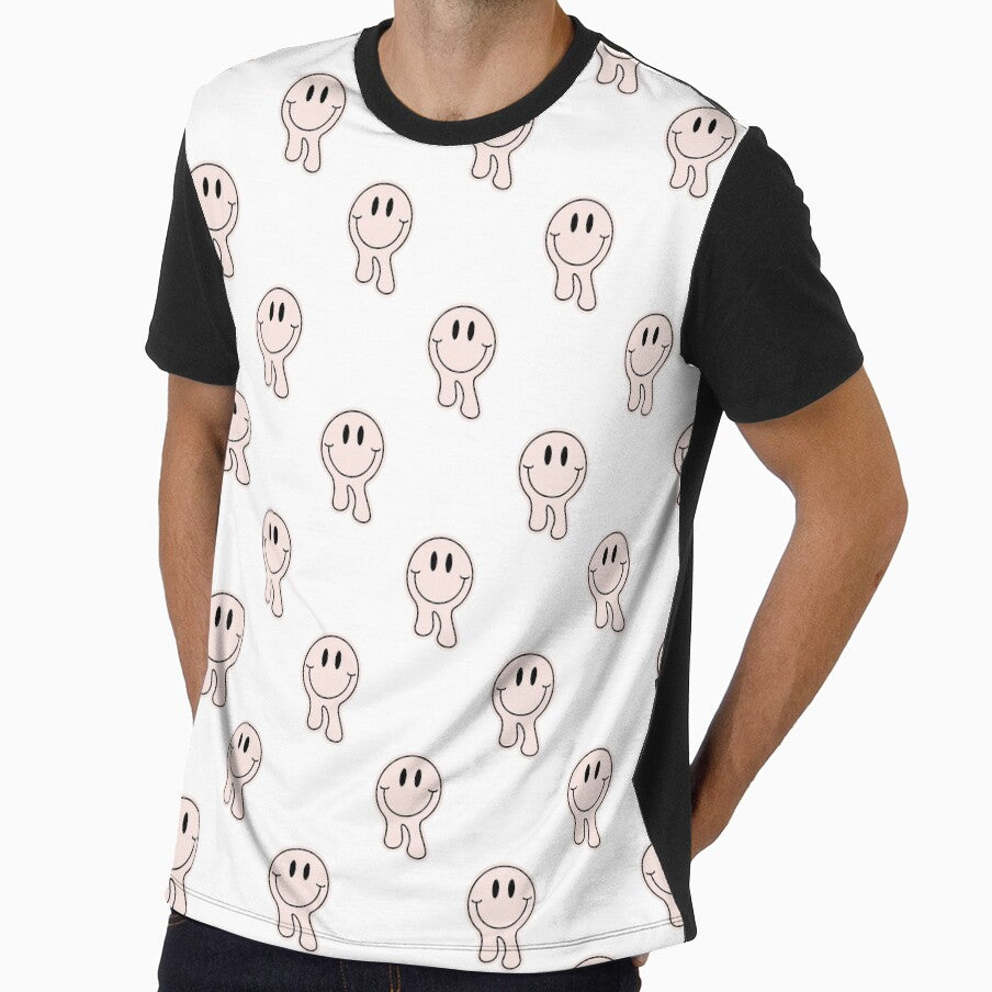Groovy Smiling Skull Boho Halloween pattern by ElLocoMus
