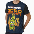 Powered by beer - Buff Bottle of Beer by BeerTeesAndMore