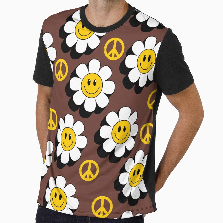 Groovy Smiley Face Daisy by Maussa Ivimas