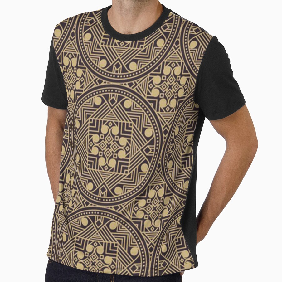 Beige Brown Floral Pattern by bohobeauti