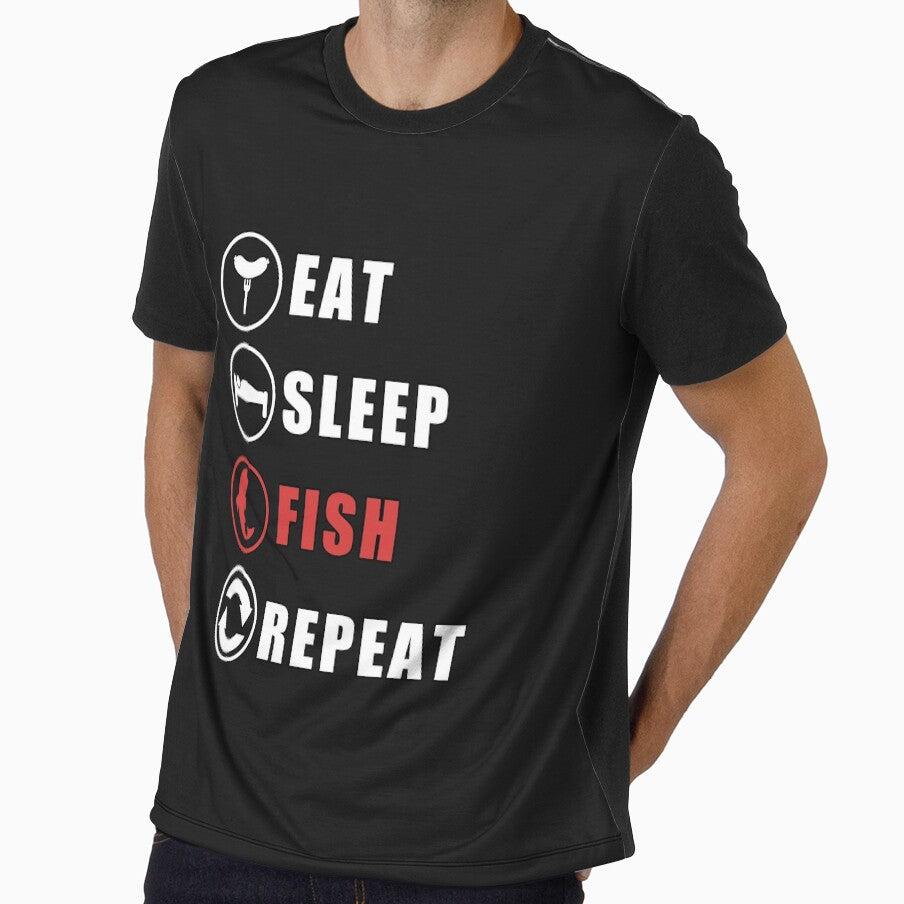 Eat Sleep Fish Repeat by teledesign