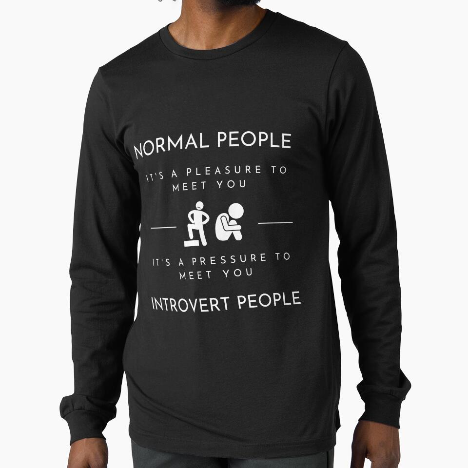 Normal people vs introvert people by TeeZilla808
