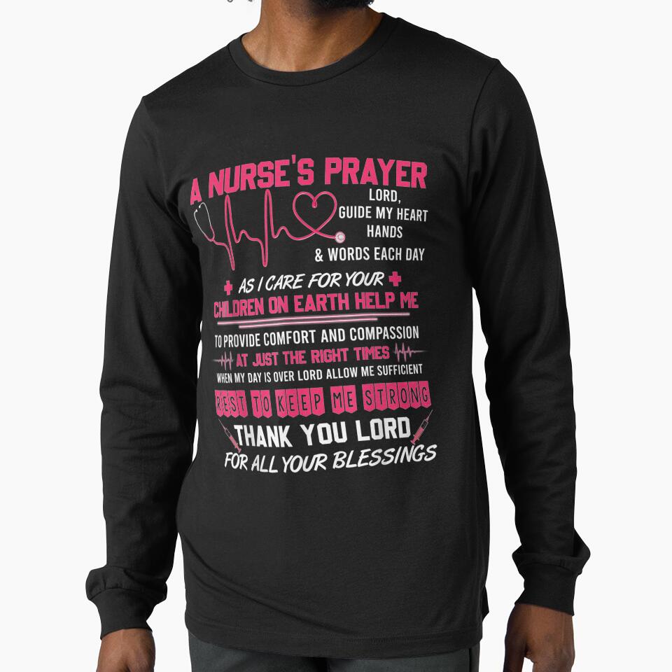 A Nurse's Prayer Cool Nurse Gift by venitamara